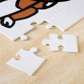 Puzzle Main tiré Beagle Coeur maman (Côté)
