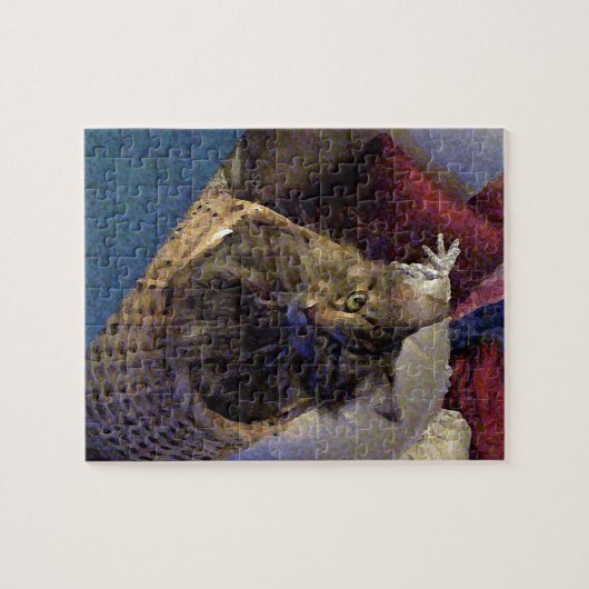 Puzzle Maine Coon Tabby Cat (Horizontal)