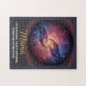 Puzzle Mains de Maman Céleste Galaxie Univers (Horizontal)