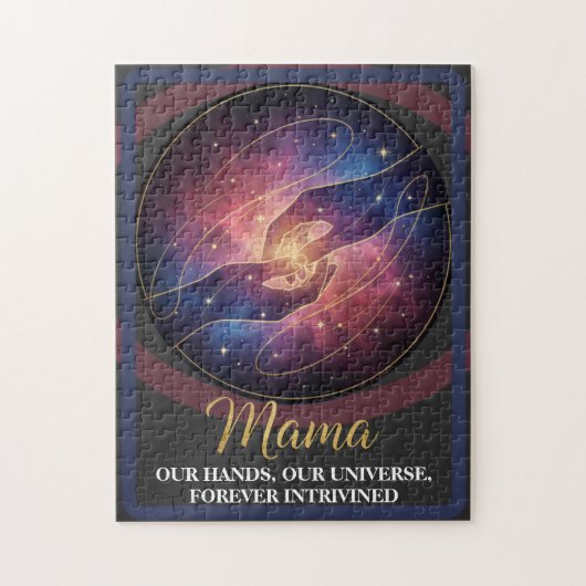 Puzzle Mains de Maman Céleste Galaxie Univers (Vertical)