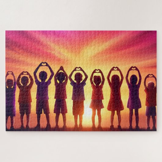 Puzzle Mains du coeur (Horizontal)