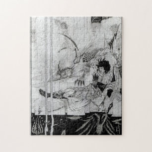 Puzzle Maintenant, le roi Arthur vit la bête en quête