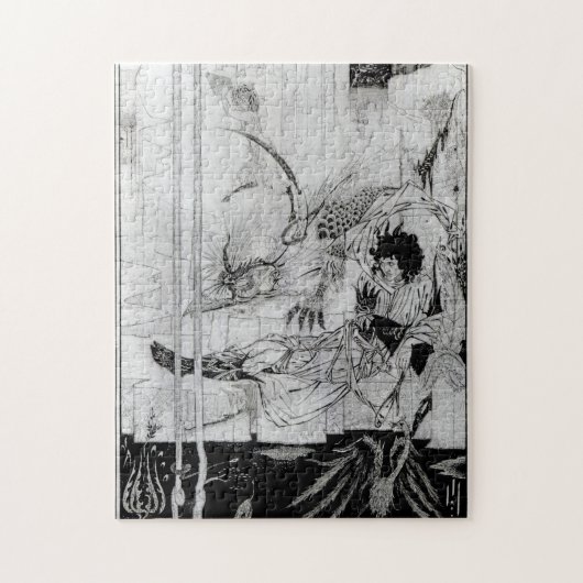 Puzzle Maintenant, le roi Arthur vit la bête en quête (Vertical)