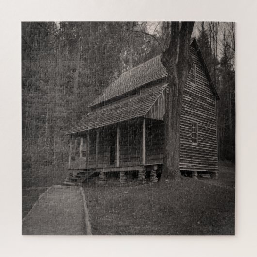 Puzzle Maison ancienne en bois (Vertical)