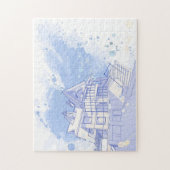 Puzzle maison : aspiration d'aquarelle (Vertical)