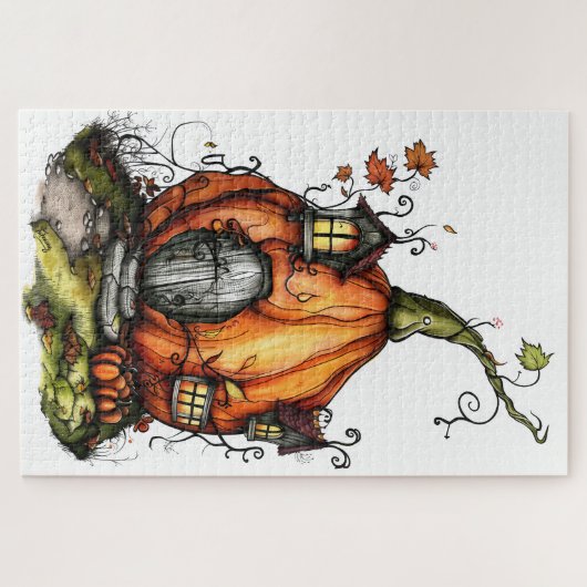 Puzzle Maison Citrouille Fairy Tale (Horizontal)