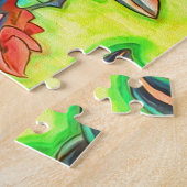 Puzzle Maison colorée d'Honolulu, île hawaïenne (Côté)