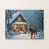 Puzzle Maison dans la neige (Horizontal)