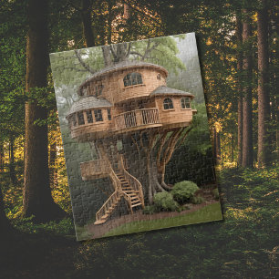 Puzzle Maison d'arbre ronde