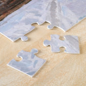 Puzzle Maison de campagne à Dusk en hiver (Côté)