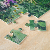 Puzzle Maison de campagne avec jardin coloré (Côté)