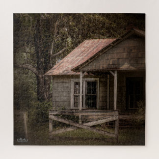 Puzzle Maison de campagne rustique abandonnée dans le pay