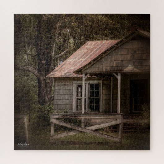 Puzzle Maison de campagne rustique abandonnée dans le pay (Vertical)