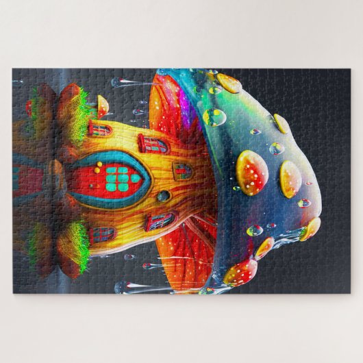 Puzzle Maison de champignons Ai (Horizontal)