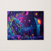 Puzzle Maison de champignons psychédélique (Horizontal)