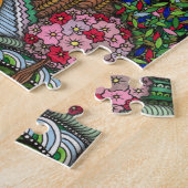 Puzzle Maison de conte de fée Zentangle capricieuse et co (Côté)
