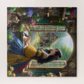 Puzzle Maison de Conte de Fées Princesse Attendant Son Pr (Horizontal)