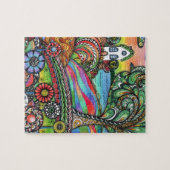 Puzzle Maison de conte de fées Zentangle fantaisiste et a (Horizontal)
