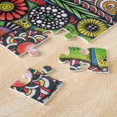 Puzzle Maison de conte de fées Zentangle fantaisiste et a (Côté)