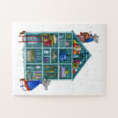 Puzzle Maison de deux petites souris mignonnes (Horizontal)