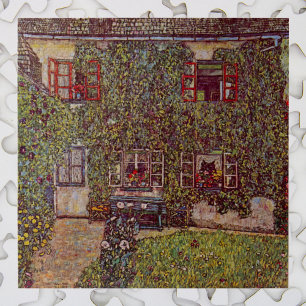 Puzzle Maison de Guardaboschi par Gustav Klimt, Art Vinta