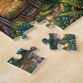 Puzzle Maison de livre enchantée (Côté)