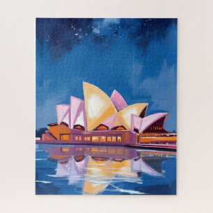 Puzzle Maison de l'Opéra de Sydney, Australie Peinture