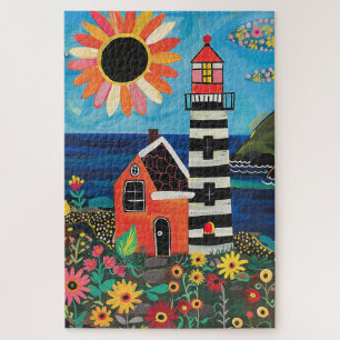 Puzzle Maison de lumière florale capricieuse