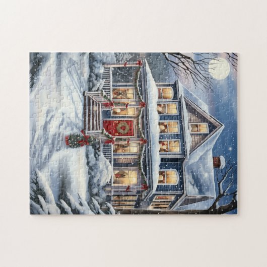 Puzzle Maison de Noël (Horizontal)