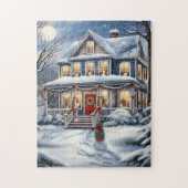 Puzzle Maison de Noël (Vertical)