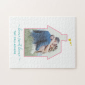 Puzzle Maison de Photo Famille Forme Mariage Réchauffeur  (Horizontal)