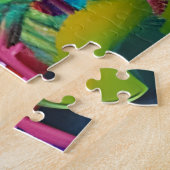 Puzzle Maison de Pink Beach Art tropical (Côté)