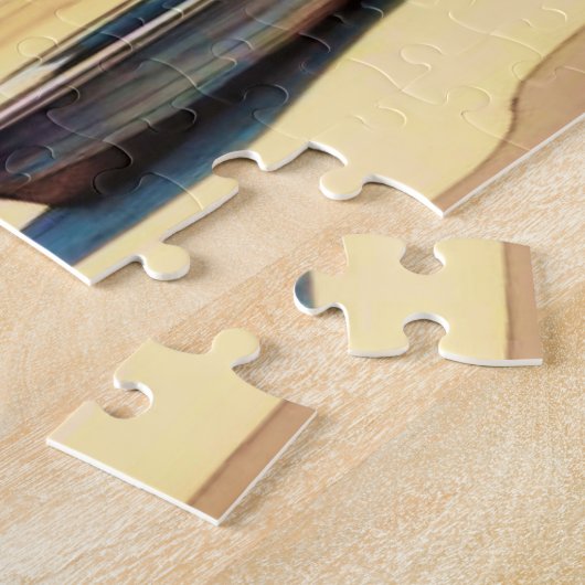 Puzzle Maison de plage sur le sable (Côté)