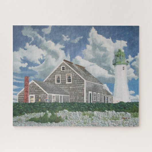 Puzzle Maison du gardien de phare de Scituate (Horizontal)