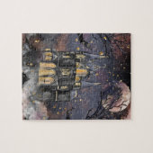 Puzzle Maison hantée | Arbre à Pleines lunes Éffrayantes  (Horizontal)