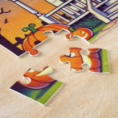 Puzzle Maison hantée avec des fantômes amicaux (Côté)