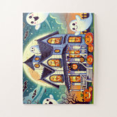 Puzzle Maison hantée avec des fantômes amicaux (Vertical)