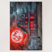 Puzzle Maison Hantée déplaisante Au Feu De Lune (Vertical)