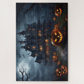 Puzzle Maison hantée et Jack-O-Lanterns (Vertical)