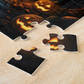 Puzzle Maison Hantée Sous La Lune Halloween (Côté)