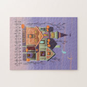 Puzzle Maison Jack-o'lanterne d'Halloween (Horizontal)