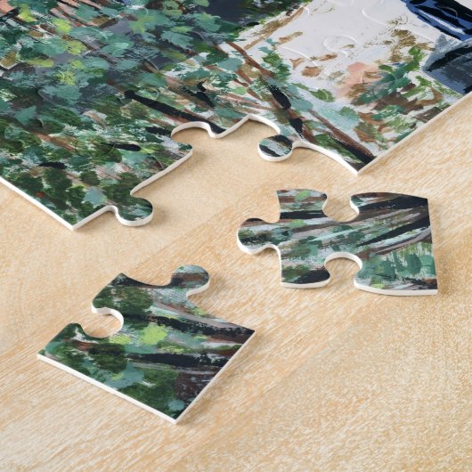 Puzzle Maison rose sur River Road (Côté)