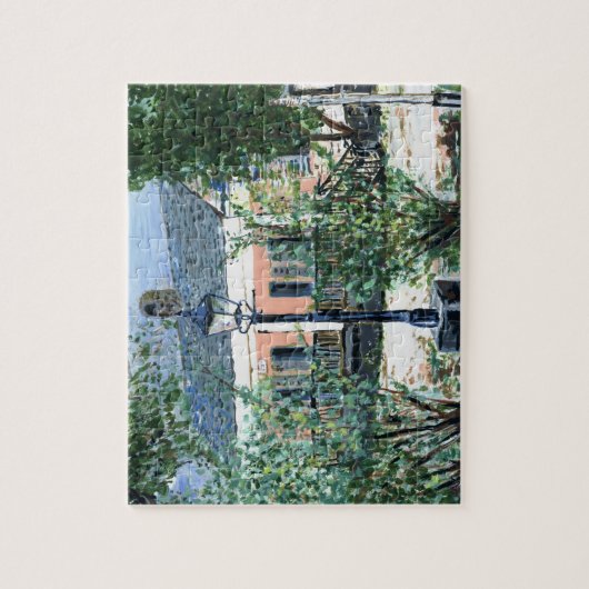 Puzzle Maison rose sur River Road (Vertical)