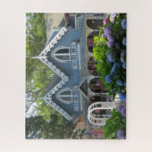 Puzzle Maison victorienne en bleu - Martha's Vineyard (Vertical)