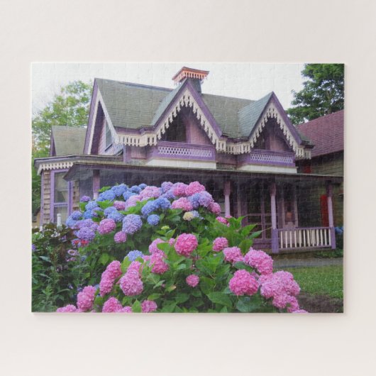 Puzzle Maison victorienne pourpre - Martha's Vineyard (Horizontal)