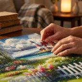 Puzzle Maisonnette avec vue sur le phare