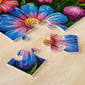Puzzle Maisonnette Fantaisiste Avec Jardin De Fleurs Vibr (Côté)