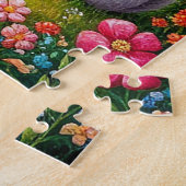 Puzzle Maisonnette Fantaisiste Avec Lapins (Côté)