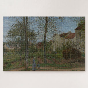 Puzzle Maisons à Bougival (Automne), 1870 Pissarro