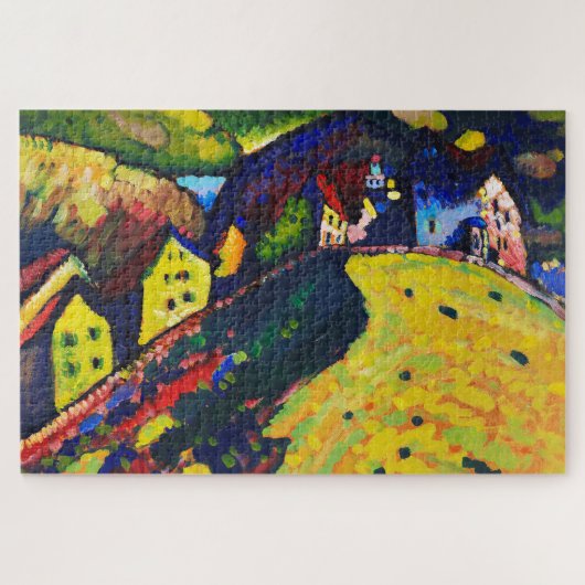 Puzzle Maisons à Murnau, Wassily Kandinsky (Horizontal)